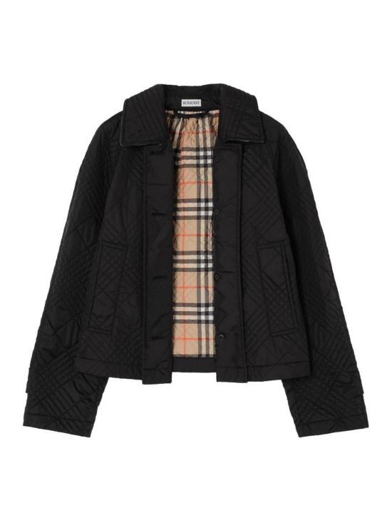 26FW 버버리 퀼티드 나일론 티필드 자켓 8127123 BLACK - BURBERRY