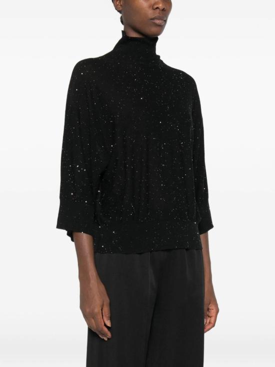 26FW 파비아나 필리피 탑 MAD216F397D722825 BLACK - FABIANA FILIPPI