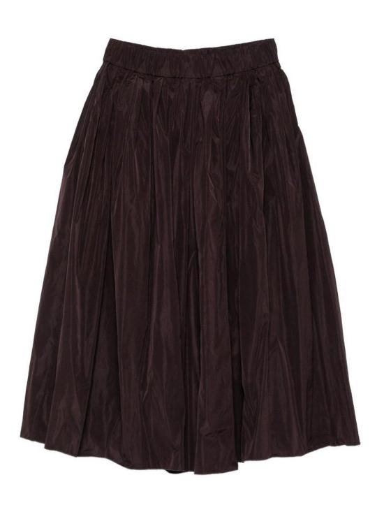 26FW 수잔 보머 롱 스커트 2444194888 DARK RED