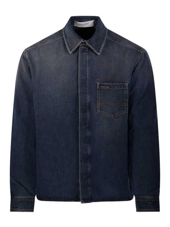 26FW 골든구스 셔츠 GMP02757P00265450100 DARK BLUE