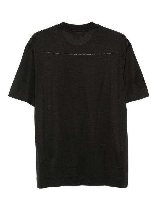 26FW 엠포리오 아르마니 반팔 티셔츠 EM006770AF10017MC717 BLACK - EMPORIO ARMANI