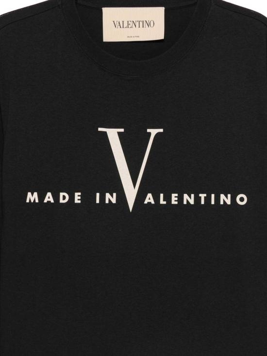 26FW 발렌티노 가라바니 반팔 티셔츠 VMG18NBM39RA BLACK - VALENTINO GARAVANI