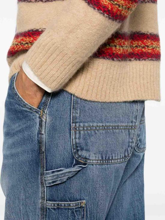 26FW 칼하트 스미스 데님 싱글 니 팬츠 I032024017X DARK BLUE - CARHARTT