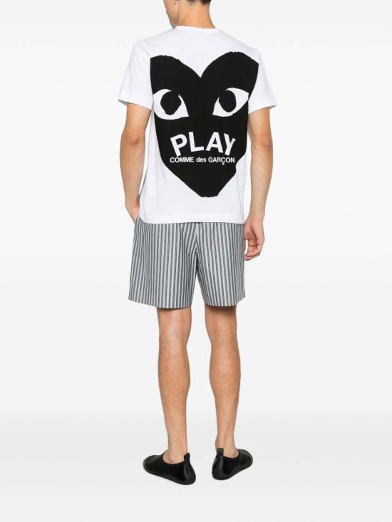 26FW 꼼데가르송 반팔 티셔츠 AXT3531 WHITE - COMME DES GARCONS