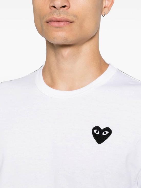 26FW 꼼데가르송 반팔 티셔츠 AXT3531 WHITE - COMME DES GARCONS