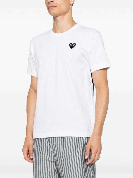 26FW 꼼데가르송 반팔 티셔츠 AXT3531 WHITE - COMME DES GARCONS