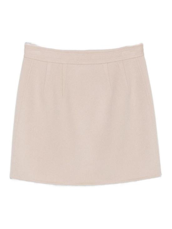 26FW 세미쿠튀르 미디 스커트 Y6WV12W751 WHITE - SEMI-COUTURE