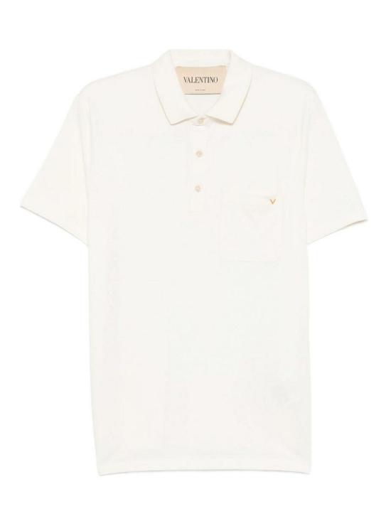 26FW 발렌티노 가라바니 폴로 티셔츠 VMH04VBMDA03 CREAM