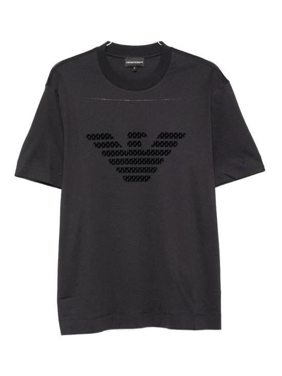 26FW 엠포리오 아르마니 반팔 티셔츠 EM006770AF10017MB841 DARK BLUE