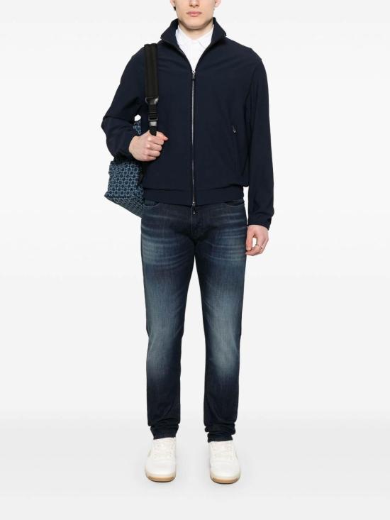 26FW 엠포리오 아르마니 스트레이트 팬츠 EM000121AF27790MB002 BLUE - EMPORIO ARMANI