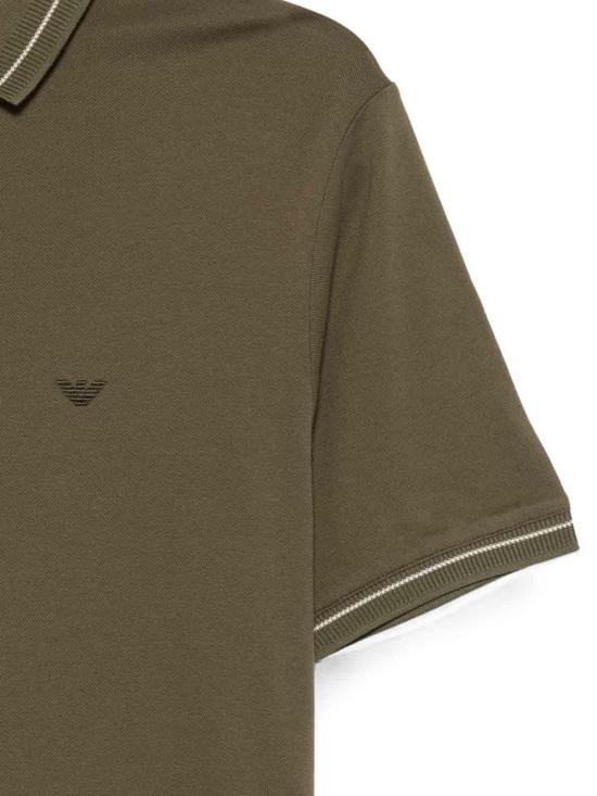26FW 엠포리오 아르마니 폴로 티셔츠 EM006625AF12955U7046 GREEN - EMPORIO ARMANI