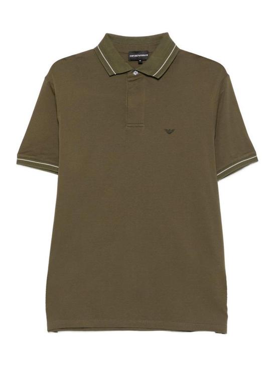 26FW 엠포리오 아르마니 폴로 티셔츠 EM006625AF12955U7046 GREEN