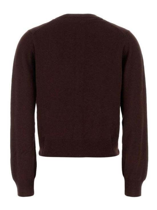 26FW 메종키츠네 베이비 폭스 메리노 레귤러 가디건 PW00502KT11810553 BROWN - MAISON KITSUNE