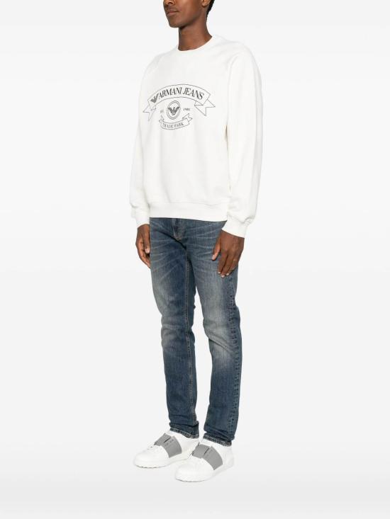 26FW 엠포리오 아르마니 탑 EM007527AF30255U0003 WHITE - EMPORIO ARMANI