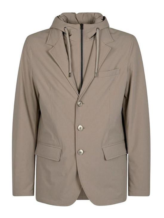 26FW 에르노 스트레치 컴포트 나일론 리조트 블레이저 GA00018UR12742S1985 BEIGE