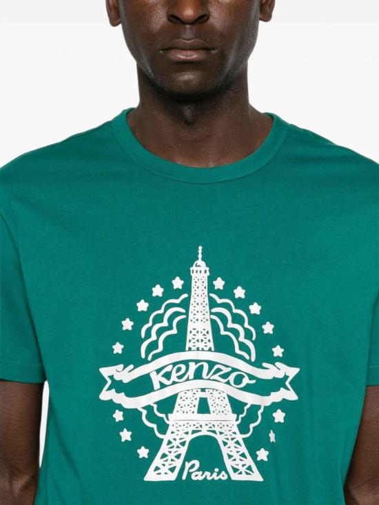 26FW 겐조 스웨터 FG65TS1664SG55 GREEN - KENZO