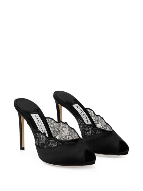 26FW 지미추 뮬/슬리퍼 BRIGITTEMULE100WANBLACKBLACK - JIMMY CHOO
