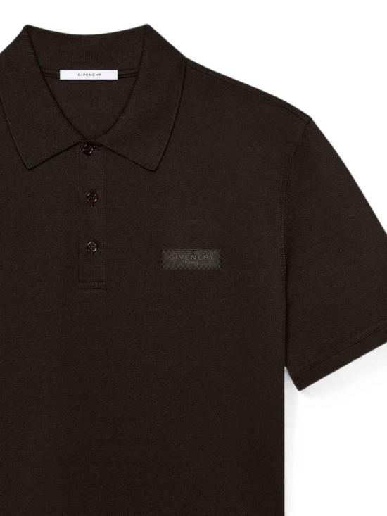 26FW 지방시 폴로 티셔츠 BML00G3YTX001 BLACK - GIVENCHY