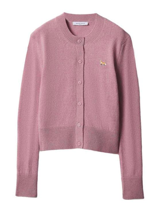 26FW 메종키츠네 베이비 폭스 램스울 피티드 가디건 PW00506KT1006P623 LIGHT PINK