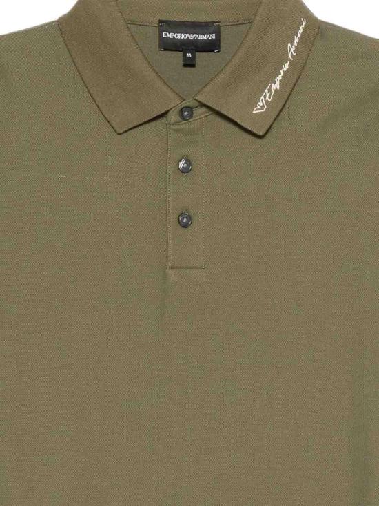 26FW 엠포리오 아르마니 폴로 티셔츠 EM007355AF10497U7046 GREEN - EMPORIO ARMANI