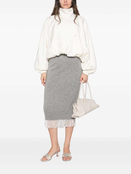 26FW 에르마노 설비노 미디 스커트 D492O308APPYUN1704 GREY - ERMANNO SCERVINO