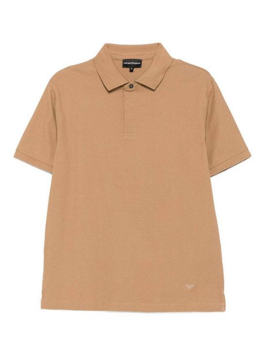 26FW 엠포리오 아르마니 폴로 티셔츠 EM007039AF10762F6245 BROWN