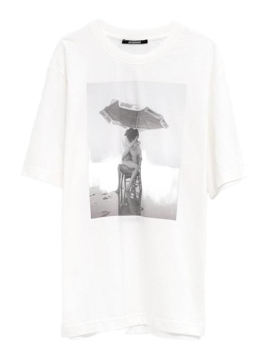 26FW 자크뮈스 반팔 티셔츠 TSU00350AJ002891OR WHITE