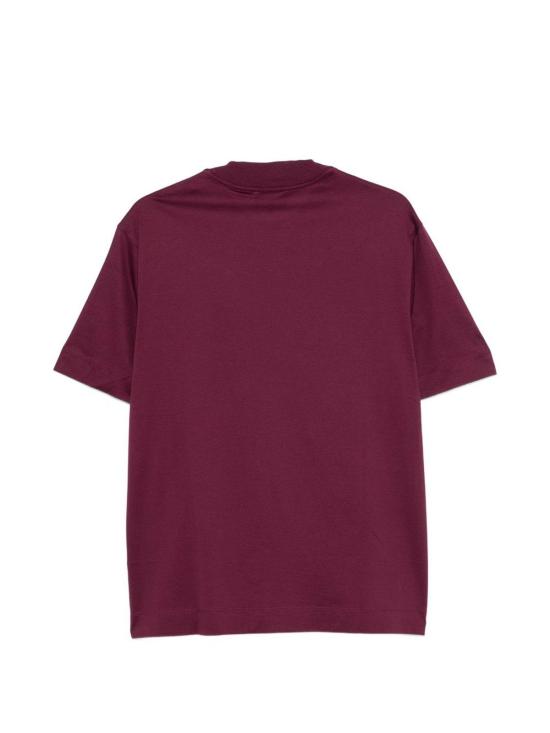 26FW 엠포리오 아르마니 반팔 티셔츠 EM006779AF28078UA263 DARK RED - EMPORIO ARMANI