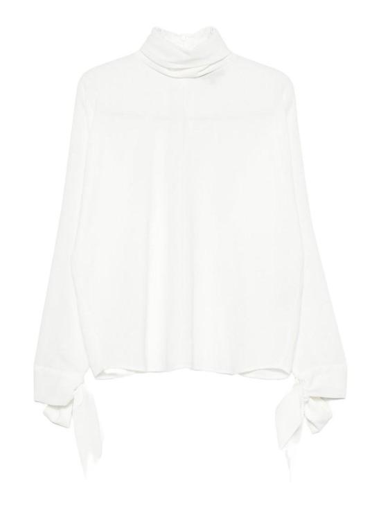 26FW 엠포리오 아르마니 블라우스 EW002879AF12696U0006 WHITE