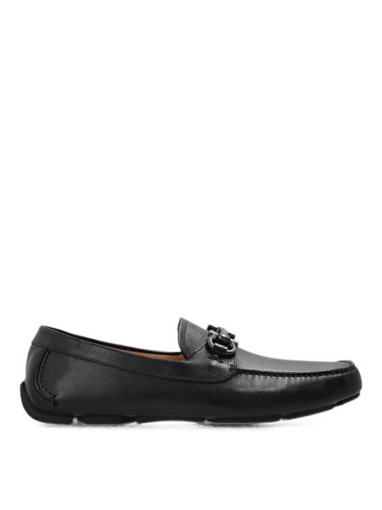 26FW 살바토레 페라가모 간치니 드라이빙 슈즈 02C398794905175 BLACK