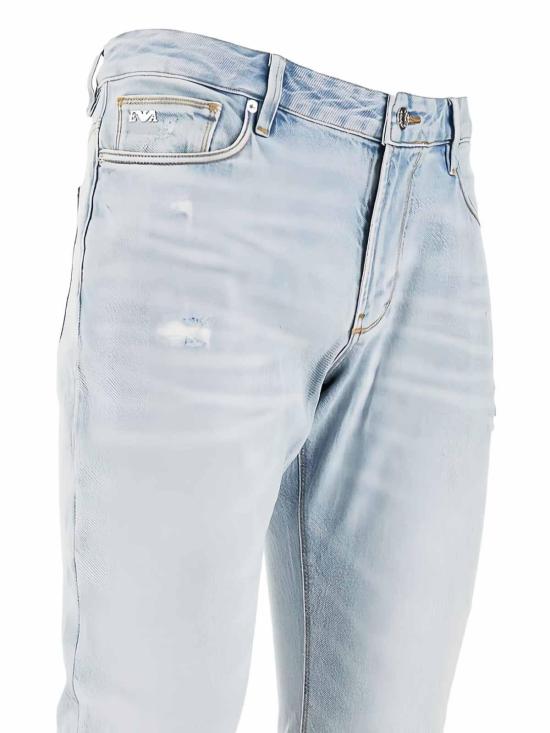 26FW 엠포리오 아르마니 스트레이트 팬츠 EM000121AF29772MB003 LIGHT BLUE - EMPORIO ARMANI