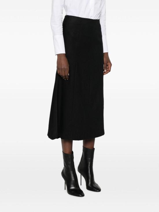 26FW 더 레이티스트 미디 스커트 TLW09009W0234ABTPT0002 BLACK - THE LATEST
