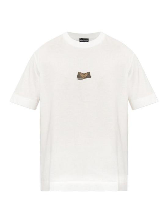 26FW 엠포리오 아르마니 반팔 티셔츠 EM007040AF10017U0003 WHITE