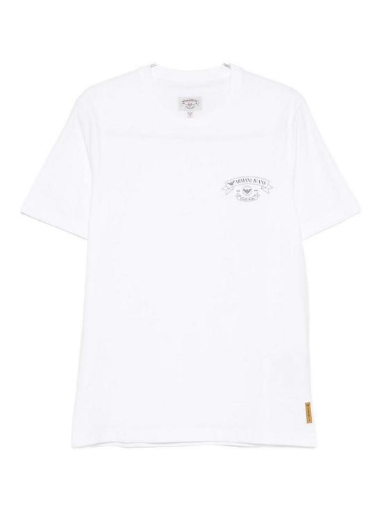 26FW 엠포리오 아르마니 반팔 티셔츠 EM005926AF29996U0009 WHITE