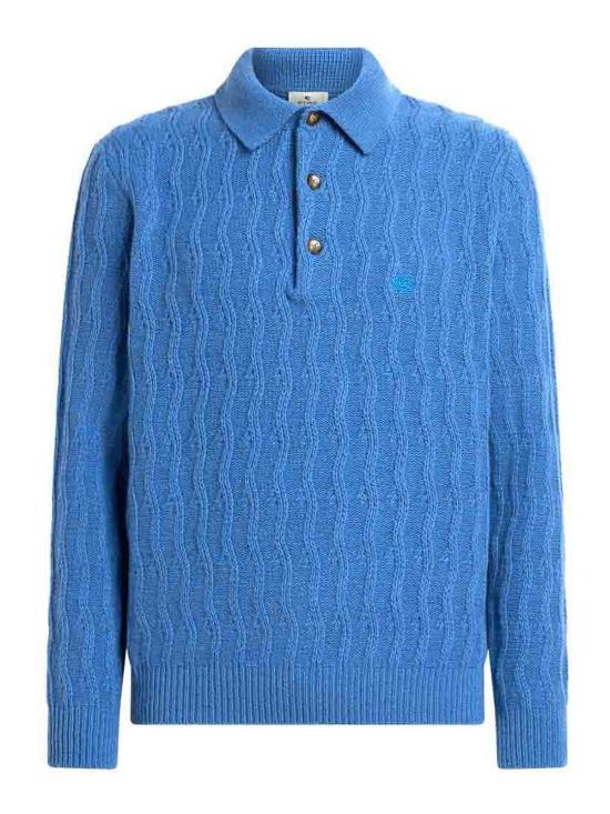 26FW 에트로 폴로 티셔츠 MRKF0028AU12PB1095 BLUE