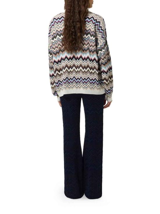 26FW 미소니 가디건 DS26WM0QBK01KOSMSPL DARK BLUE - MISSONI