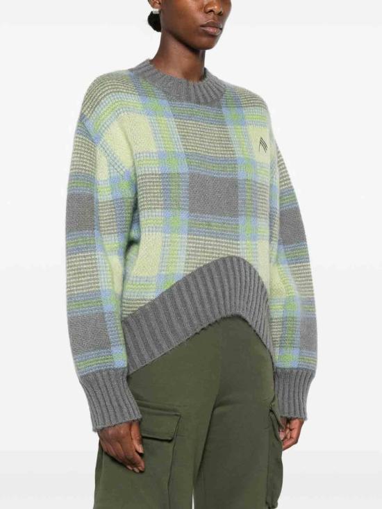 26FW 디 아티코 탑 261WCK00136KMX004JQ156 GREEN - THE ATTICO