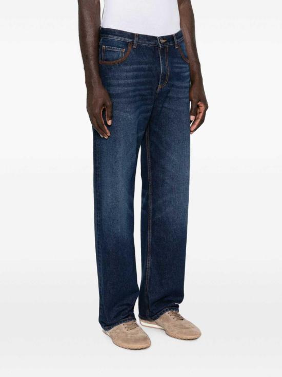 26FW 에트로 스트레이트 팬츠 MRNB0021AC11MS9090 DARK BLUE - ETRO