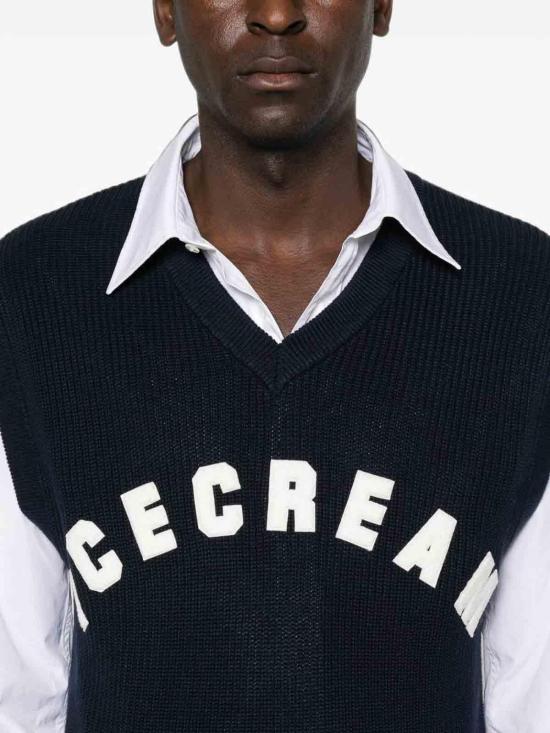 26FW 아이스크림 베스트 ICKN26327NAVY DARK BLUE - ICECREAM