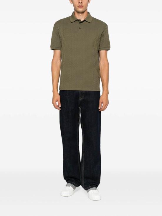 26FW 엠포리오 아르마니 폴로 티셔츠 EM004595AF10762F7198 GREEN - EMPORIO ARMANI