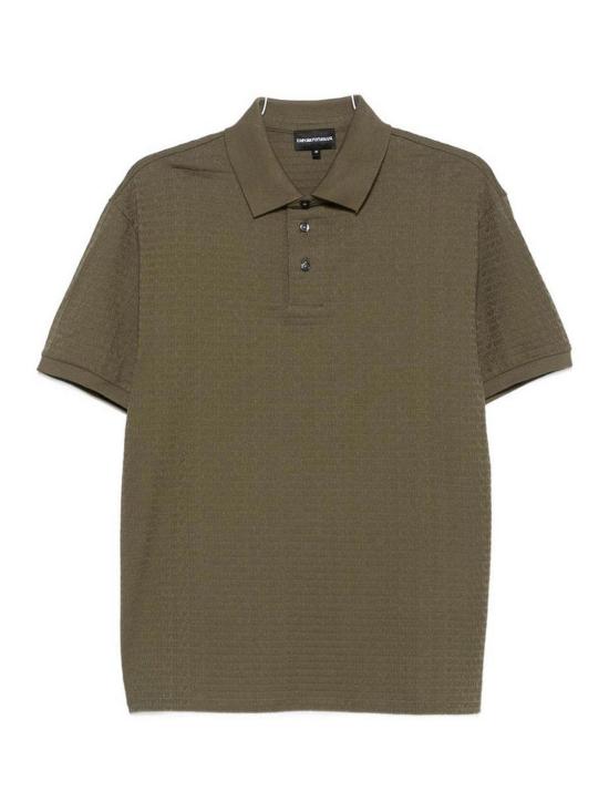 26FW 엠포리오 아르마니 폴로 티셔츠 EM004595AF10762F7198 GREEN