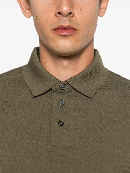 26FW 엠포리오 아르마니 폴로 티셔츠 EM004595AF10762F7198 GREEN - EMPORIO ARMANI
