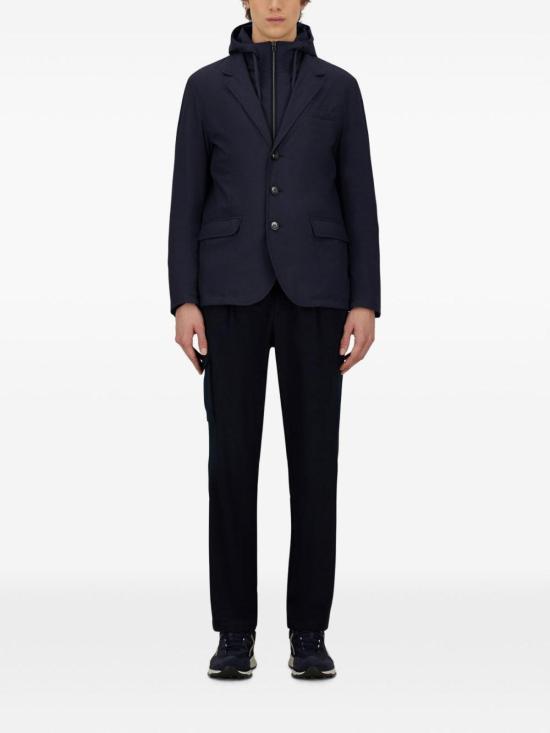 26FW 에르노 스트레치 컴포트 나일론 리조트 블레이저 GA00018UR12742S9200 DARK BLUE - HERNO