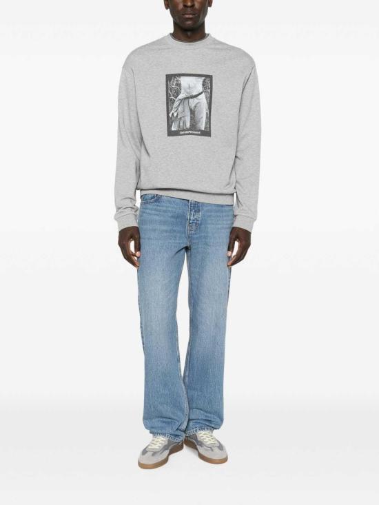 26FW 엠포리오 아르마니 탑 EM006933AF27740F8301 GREY - EMPORIO ARMANI