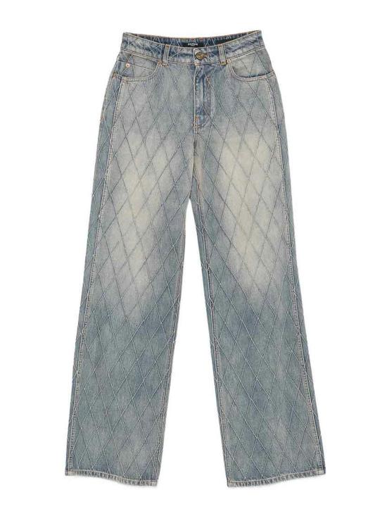 26FW 발망 플레어 팬츠 HF1MI052DF796FC LIGHT BLUE