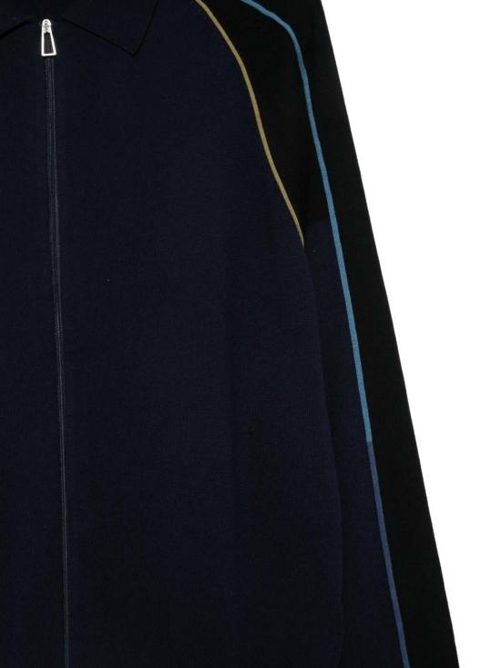 26FW 폴 스미스 집업 니트 M2RA056W2282649 DARK BLUE - PAUL SMITH