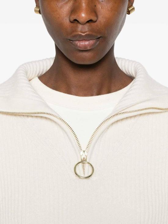 26FW 포르테포르테 탑 15440MYKNITPURE WHITE - FORTE FORTE