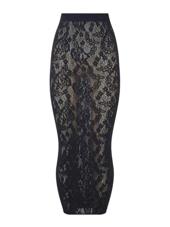 26FW 월포드 롱 스커트 534907005 BLACK