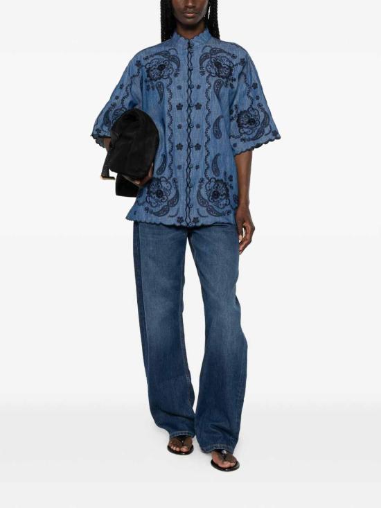 26FW 짐머만 셔츠 8360TSS261RWBLU DARK BLUE - ZIMMERMANN