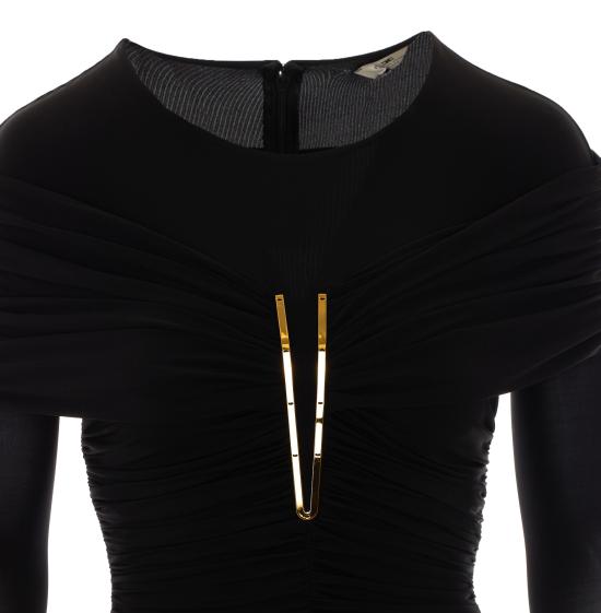 26FW 엘리자베타프랜치 바디수트 티셔츠 BO04267E2 110 BLACK - ELISABETTA FRANCHI